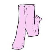 cartoon pair of pink pants N9