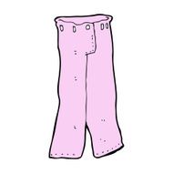 cartoon pair of pink pants N10