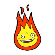 cartoon friendly fireball N13