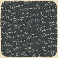 Retro chemistry background Vector illustration EPS10