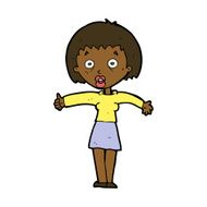 cartoon amazed woman N8