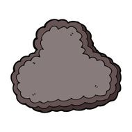 Cartoon Rain Cloud N42