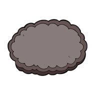 Cartoon Rain Cloud N43
