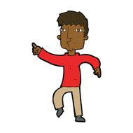 cartoon dancing man N45