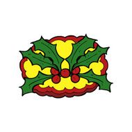cartoon holly symbol N4