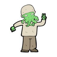 cartoon cool alien N8