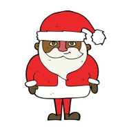 cartoon happy santa claus N23
