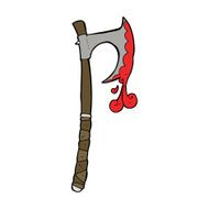 cartoon viking axe N8