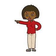 cartoon woman telling off N8