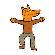cartoon fox man N42