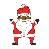 cartoon stressed out santa N8
