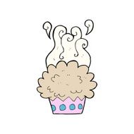 cartoon cup cake N20
