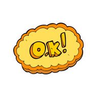 cartoon ok symbol N16