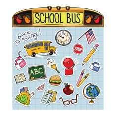 Back to School Vector Illustration Set