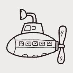 submarine doodle N14