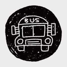bus doodle drawing N16
