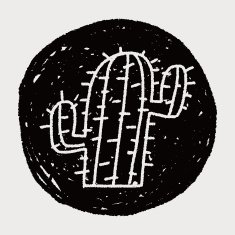 doodle cactus N12