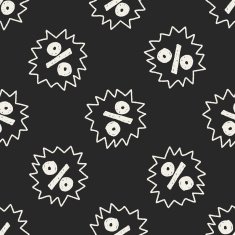 Operation symbol doodle drawing seamless pattern background
