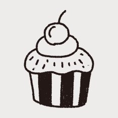 doodle cake N203