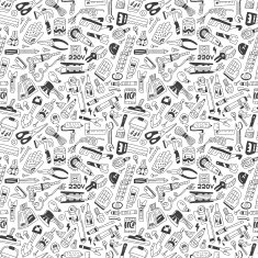 working tools repair - seamless background