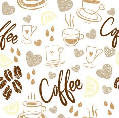 Coffee Seamless Pattern N64