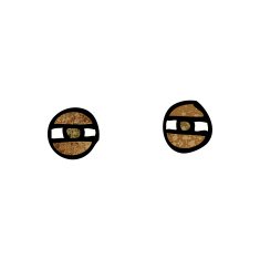 cartoon narrowed eyes N6