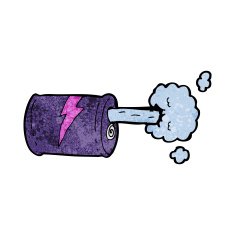 cartoon fizzy drink can N6