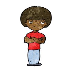 cartoon smug looking man N5
