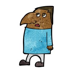 cartoon worried man N70