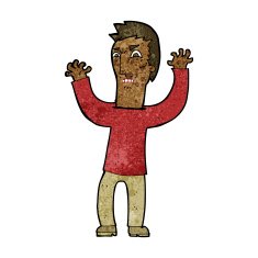 cartoon angry man N75