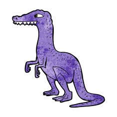 cartoon dinosaur N110
