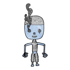 Cartoon Robot N212