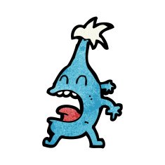 cartoon funny creature N18