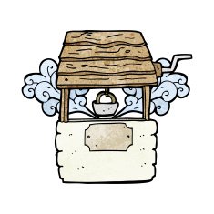 cartoon well N10