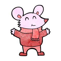 Cartoon Mouse N58
