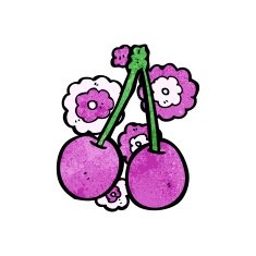 cartoon cherries N21