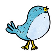 cartoon singing bird N24