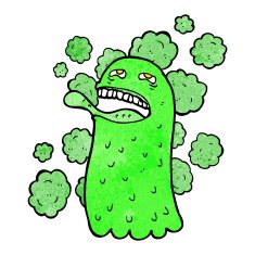 cartoon funny ghost N17