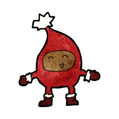 cartoon funny christmas character N9