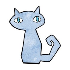 Cartoon Cat N211