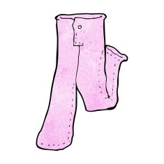 cartoon pair of pink pants N6