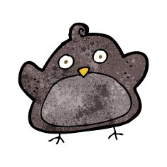 Cartoon Bird N276