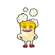 cartoon happy tooth N29