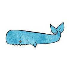 Cartoon Whale N72