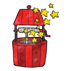Cartoon Wishing Well N16