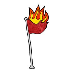 cartoon flag N10