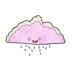 Cartoon Rain Cloud N37