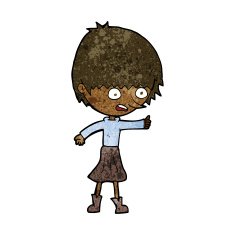 cartoon woman stressing out N14