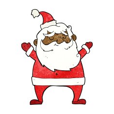 jolly santa cartoon N21