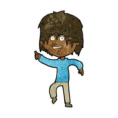 cartoon happy boy N174